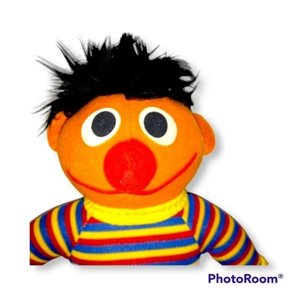 Hasbro Softies Sesame Street Ernie - Vintage - 10